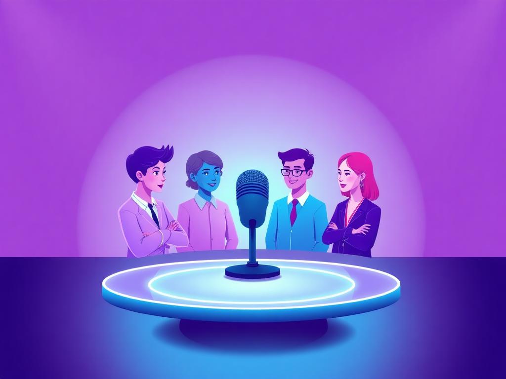 Moderador + até 4 especialistas